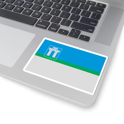 Flag of Rivne (Ukraine) STICKER Vinyl Kiss-Cut Decal - The Sticker Space