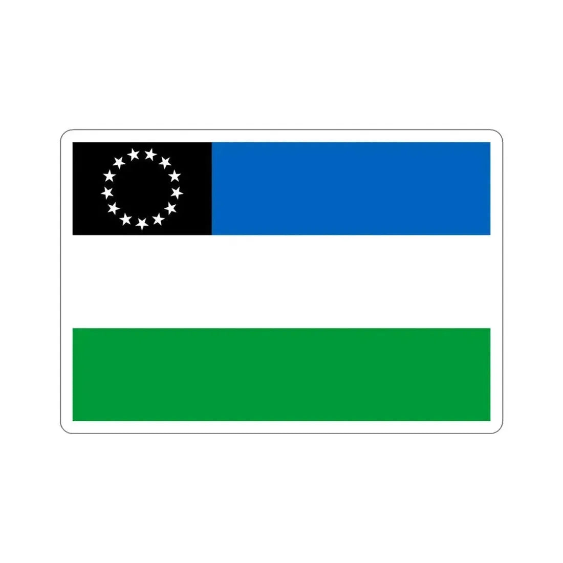 Flag of Río Negro Province Argentina STICKER Vinyl Die-Cut Decal 5 Inch - The Sticker Space