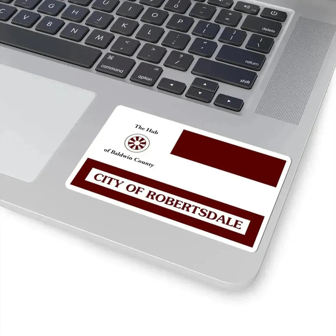 Flag of Robertsdale Alabama (United States) STICKER Vinyl Kiss-Cut Decal - The Sticker Space