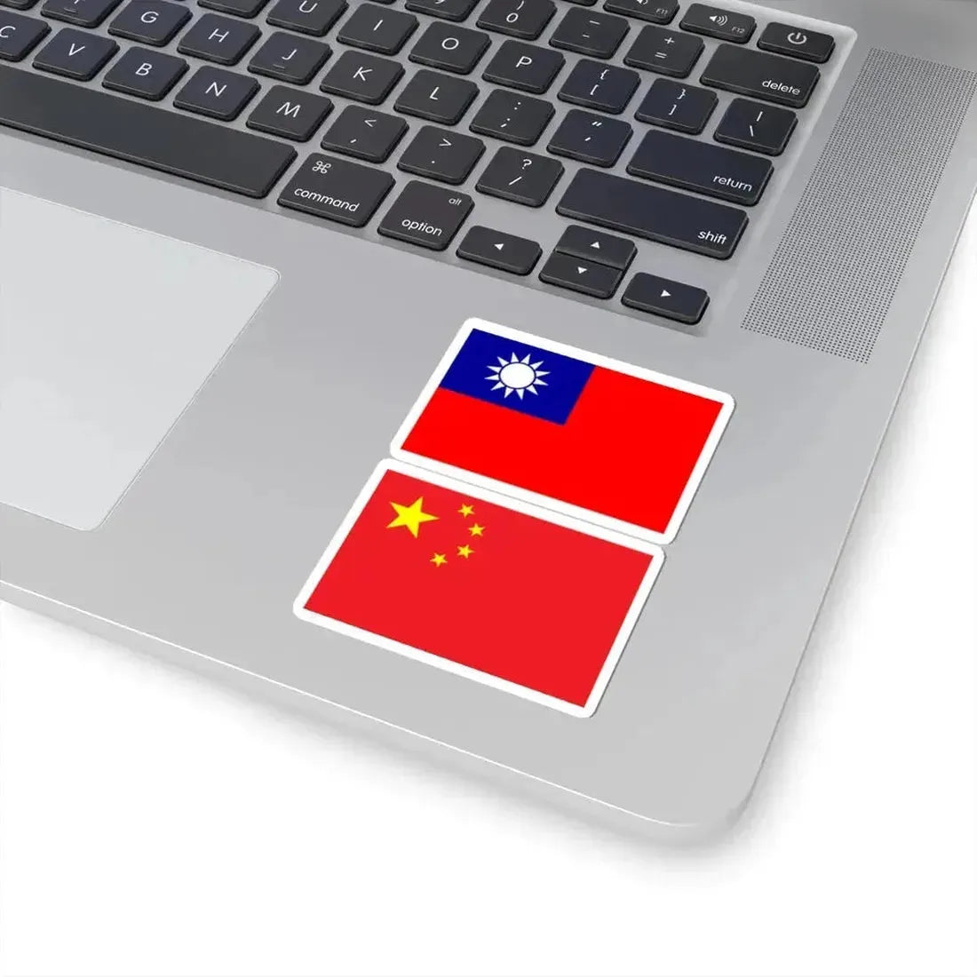 Flag of ROC and PRC 2 (China) STICKER Vinyl Kiss-Cut Decal - The Sticker Space