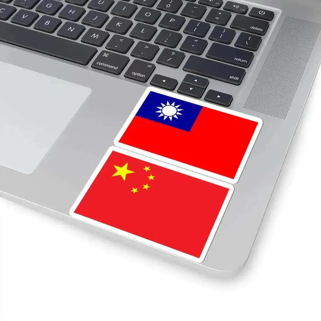 Flag of ROC and PRC 2 (China) STICKER Vinyl Kiss-Cut Decal - The Sticker Space