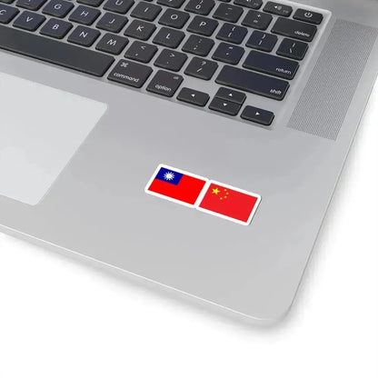 Flag of ROC and PRC (China) STICKER Vinyl Kiss-Cut Decal - The Sticker Space