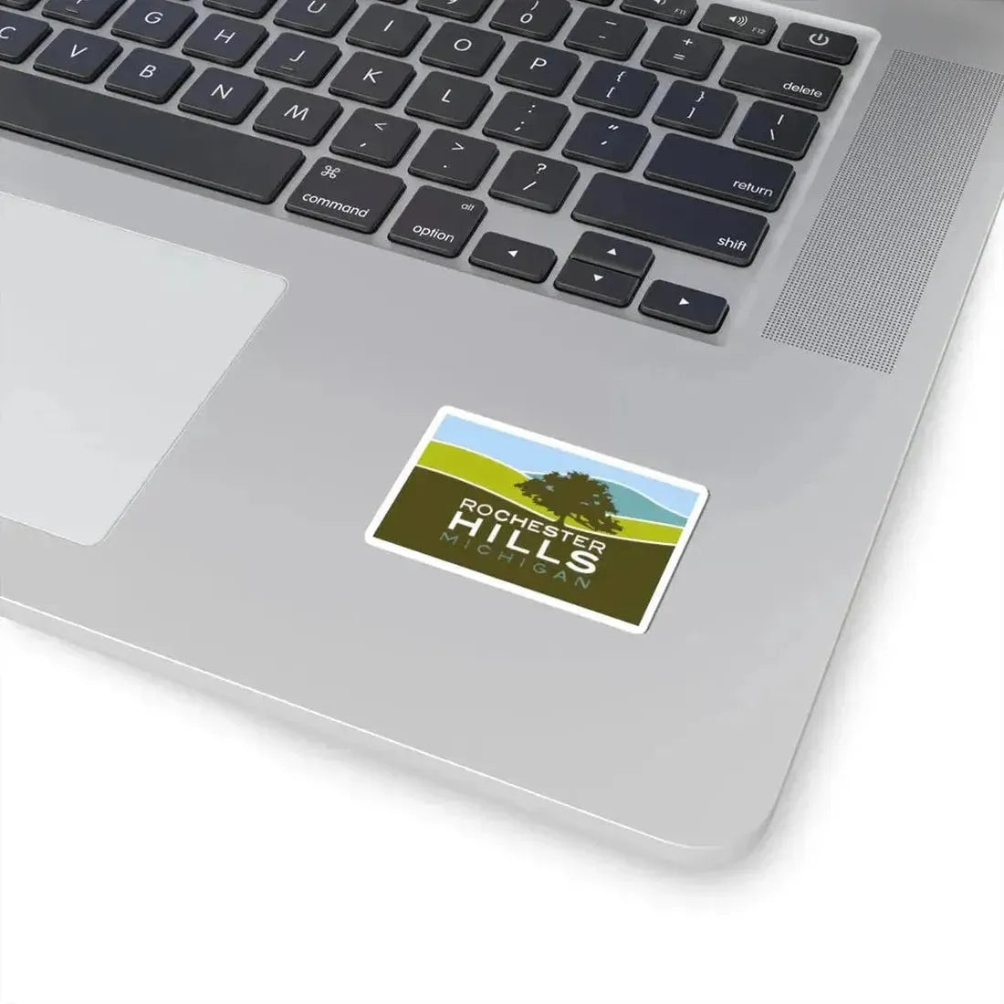 Flag of Rochester Hills Michigan (United States) STICKER Vinyl Kiss-Cut Decal - The Sticker Space