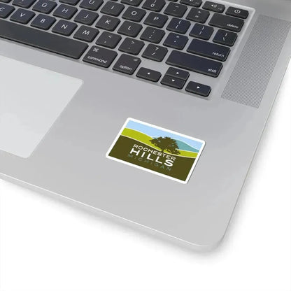 Flag of Rochester Hills Michigan (United States) STICKER Vinyl Kiss-Cut Decal - The Sticker Space