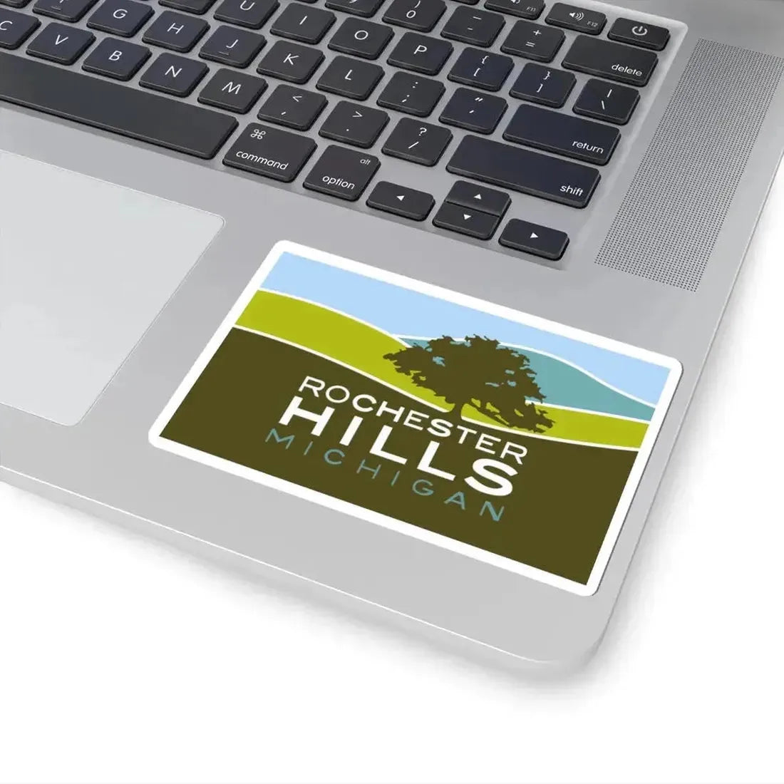Flag of Rochester Hills Michigan (United States) STICKER Vinyl Kiss-Cut Decal - The Sticker Space