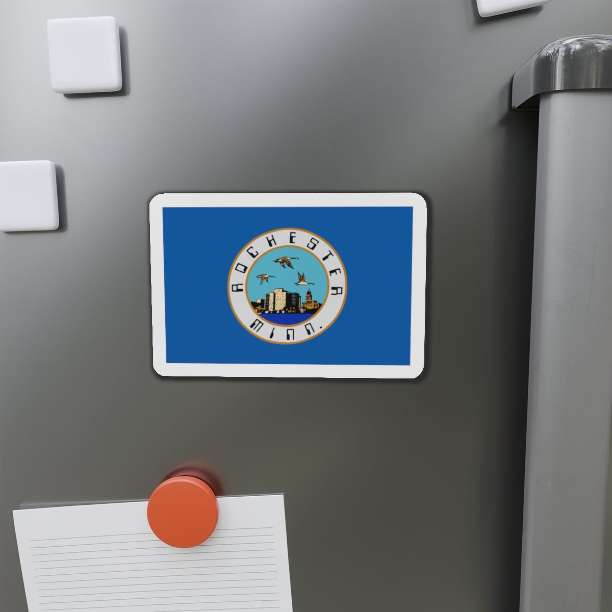 Flag of Rochester Minnesota - Die-Cut Magnet-The Sticker Space