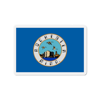 Flag of Rochester Minnesota - Die-Cut Magnet-2" x 2"-The Sticker Space