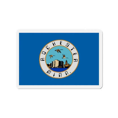 Flag of Rochester Minnesota - Refrigerator Magnet 2 Inch - The Sticker Space