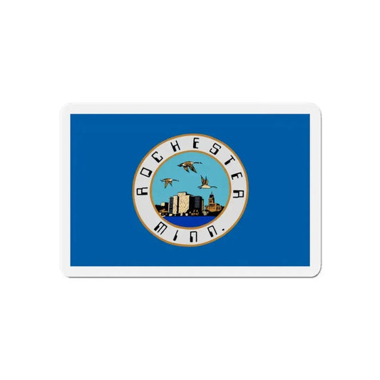 Flag of Rochester Minnesota - Refrigerator Magnet 6 Inch - The Sticker Space