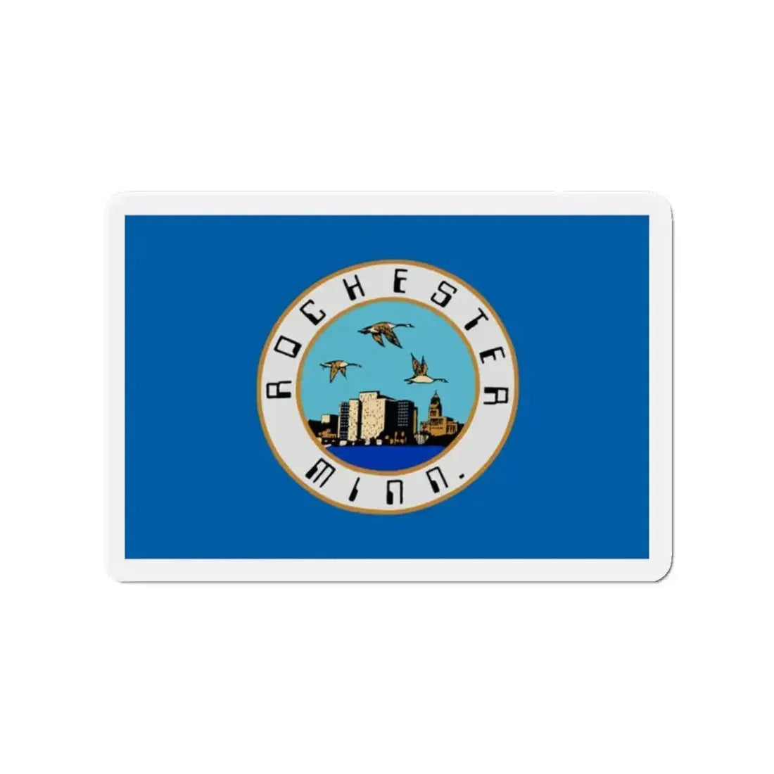 Flag of Rochester Minnesota - Refrigerator Magnet - The Sticker Space