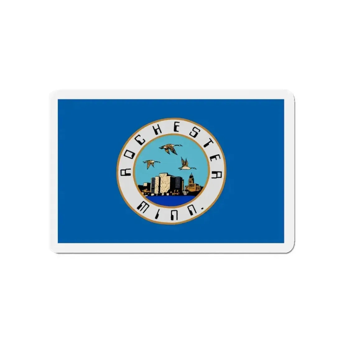 Flag of Rochester Minnesota - Refrigerator Magnet - The Sticker Space