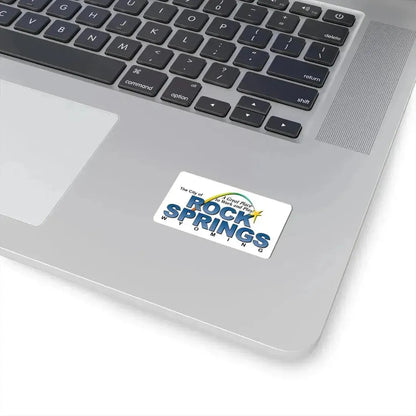 Flag of Rock Springs Wyoming (United States) STICKER Vinyl Kiss-Cut Decal - The Sticker Space
