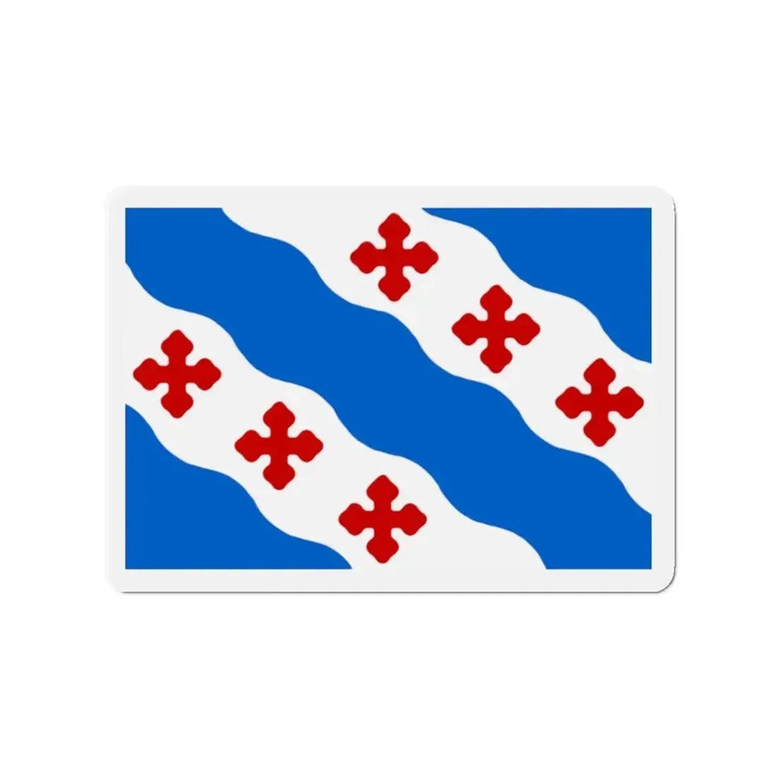 Flag of Rockville Maryland - Refrigerator Magnet 2 Inch - The Sticker Space