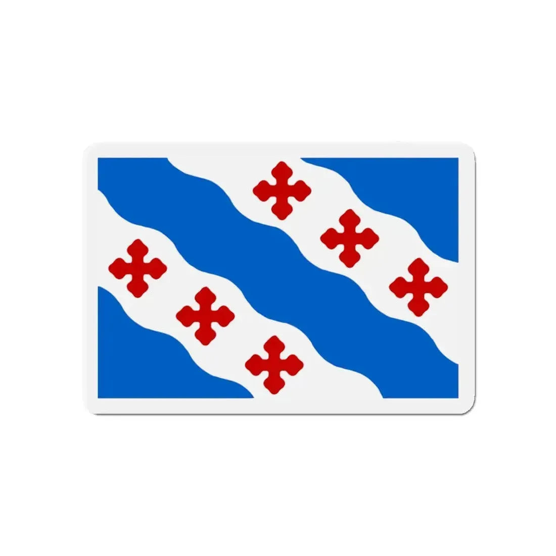 Flag of Rockville Maryland - Refrigerator Magnet 4 Inch - The Sticker Space