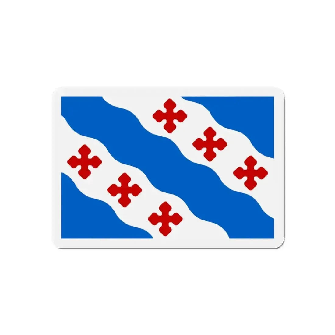 Flag of Rockville Maryland - Refrigerator Magnet - The Sticker Space