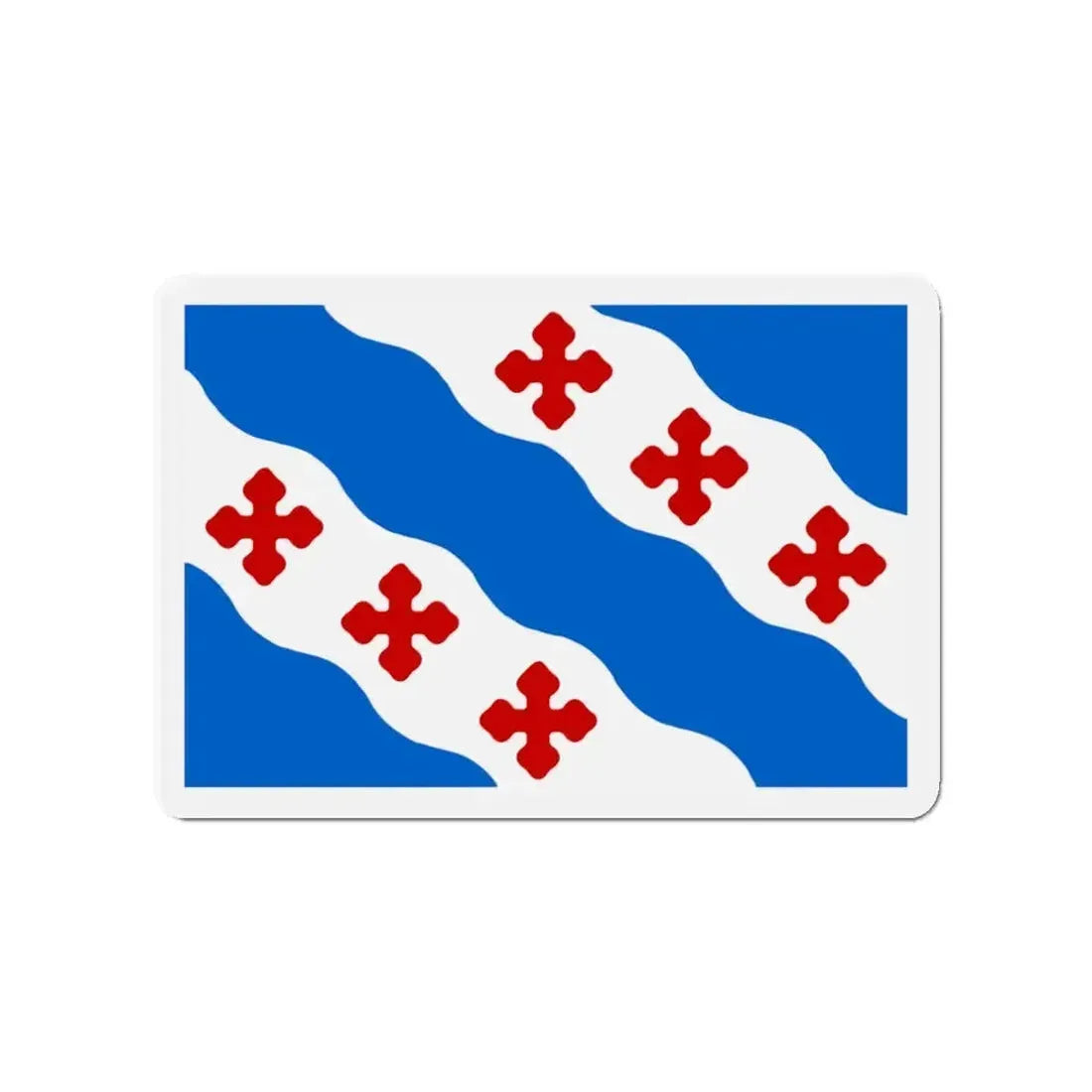 Flag of Rockville Maryland - Refrigerator Magnet - The Sticker Space