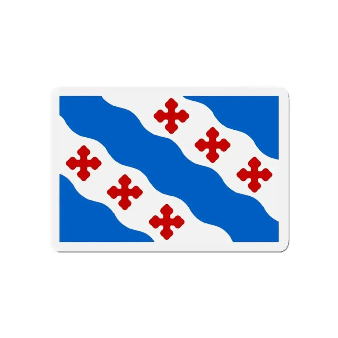 Flag of Rockville Maryland - Refrigerator Magnet - The Sticker Space