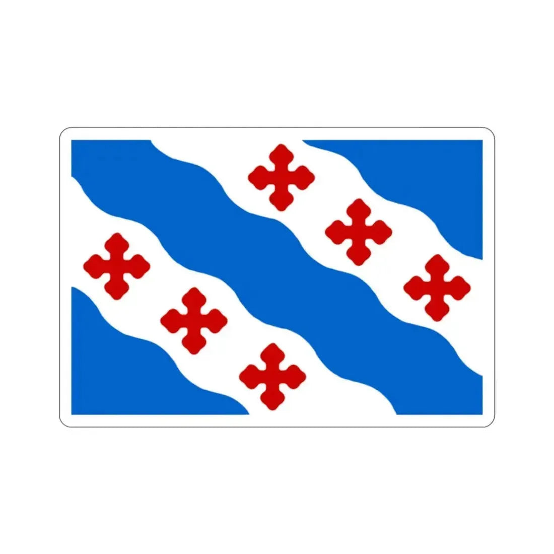 Flag of Rockville Maryland USA STICKER Vinyl Die-Cut Decal 2 Inch - The Sticker Space