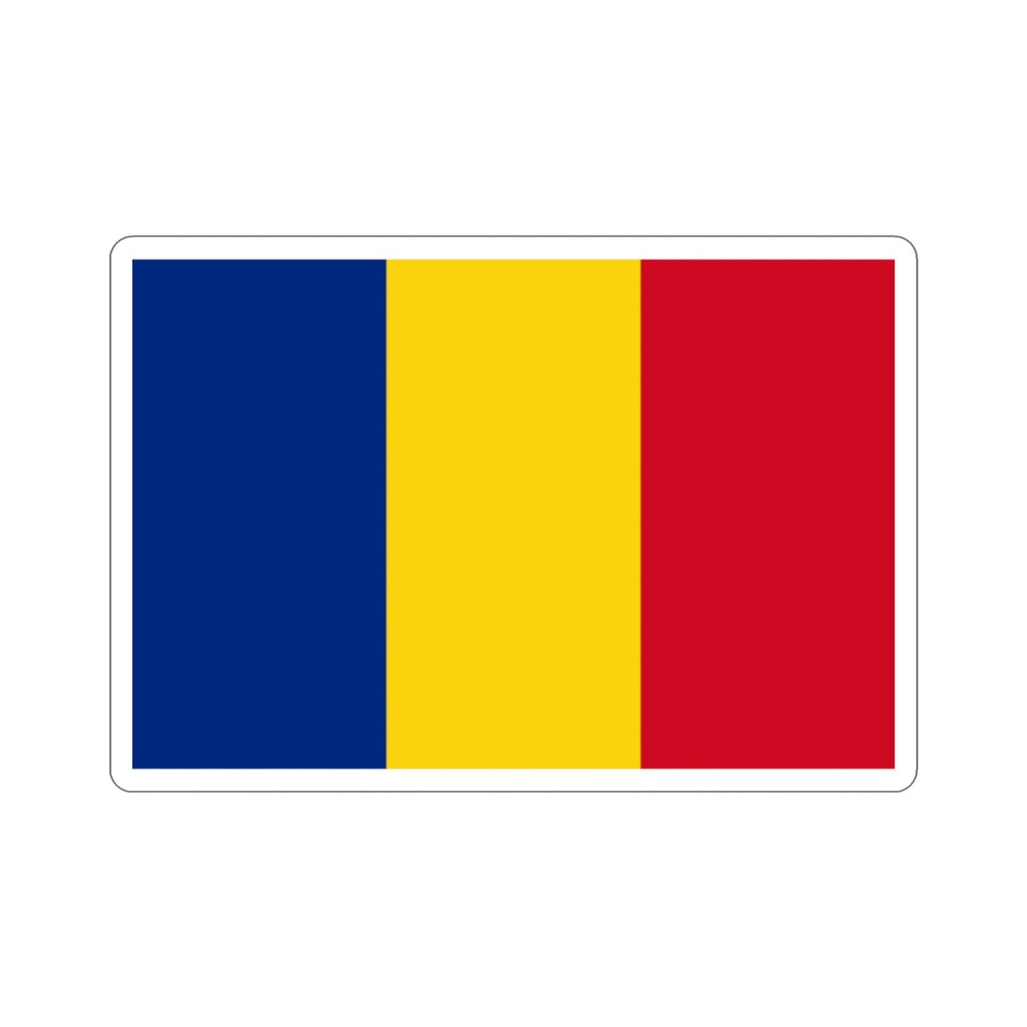 Flag of Romania STICKER Vinyl Die-Cut Decal-2 Inch-The Sticker Space