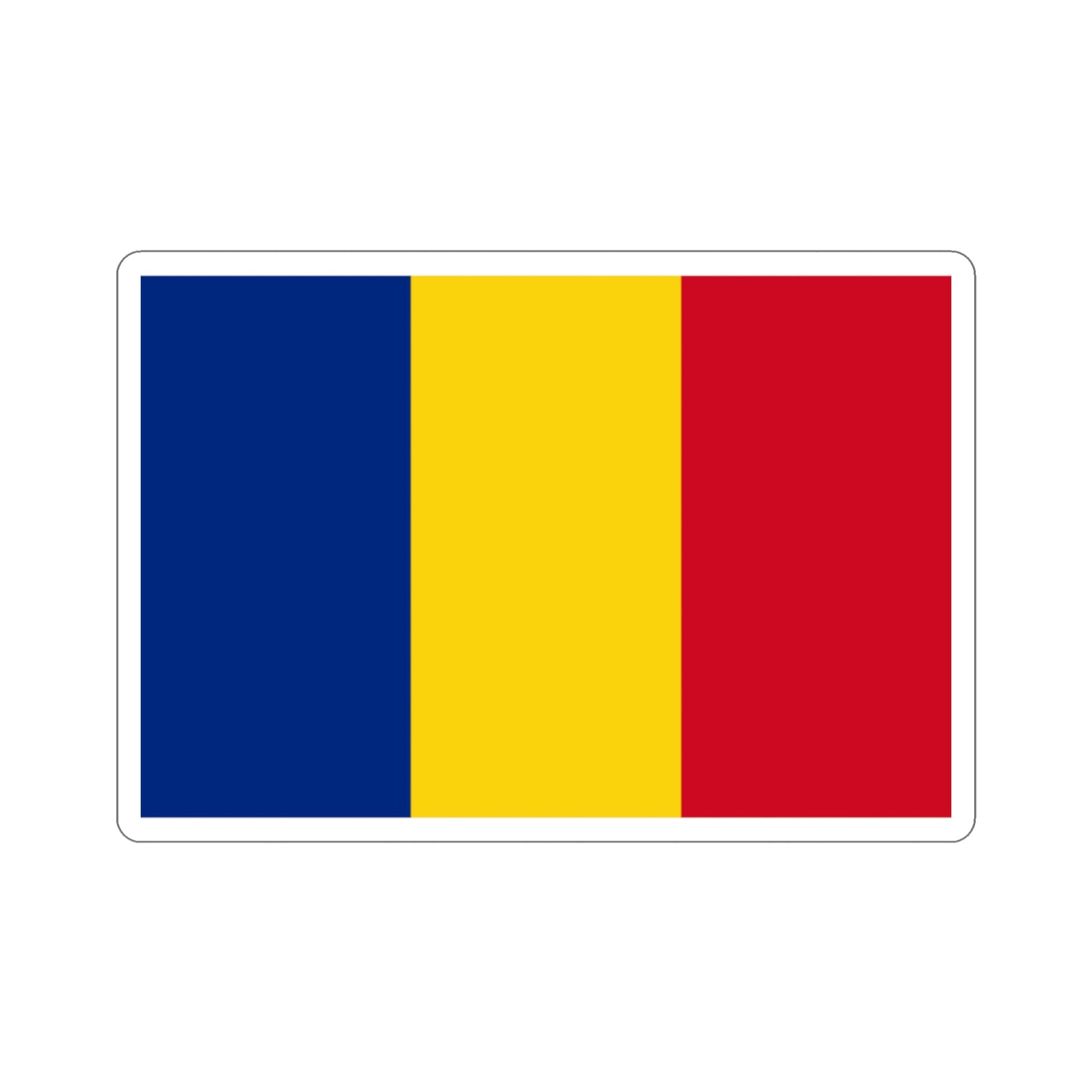 Flag of Romania STICKER Vinyl Die-Cut Decal-2 Inch-The Sticker Space