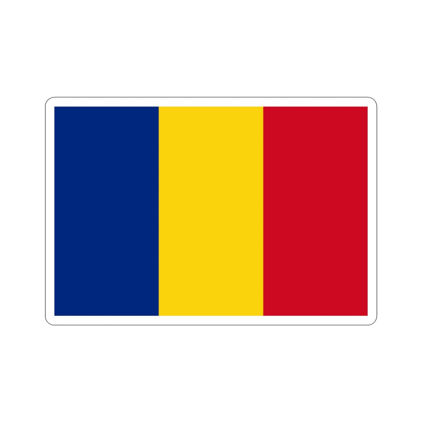 Flag of Romania STICKER Vinyl Die-Cut Decal-3 Inch-The Sticker Space