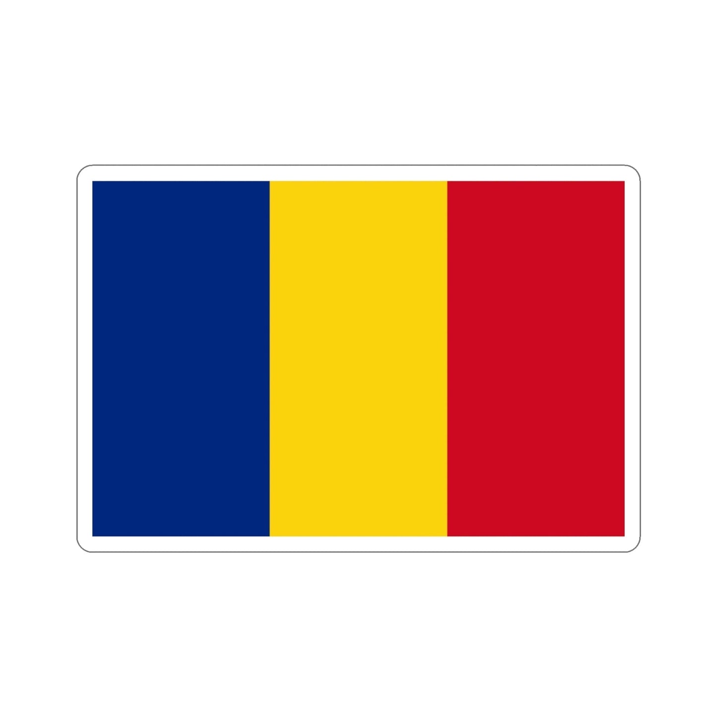 Flag of Romania STICKER Vinyl Die-Cut Decal-4 Inch-The Sticker Space