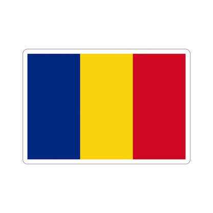 Flag of Romania STICKER Vinyl Die-Cut Decal-4 Inch-The Sticker Space