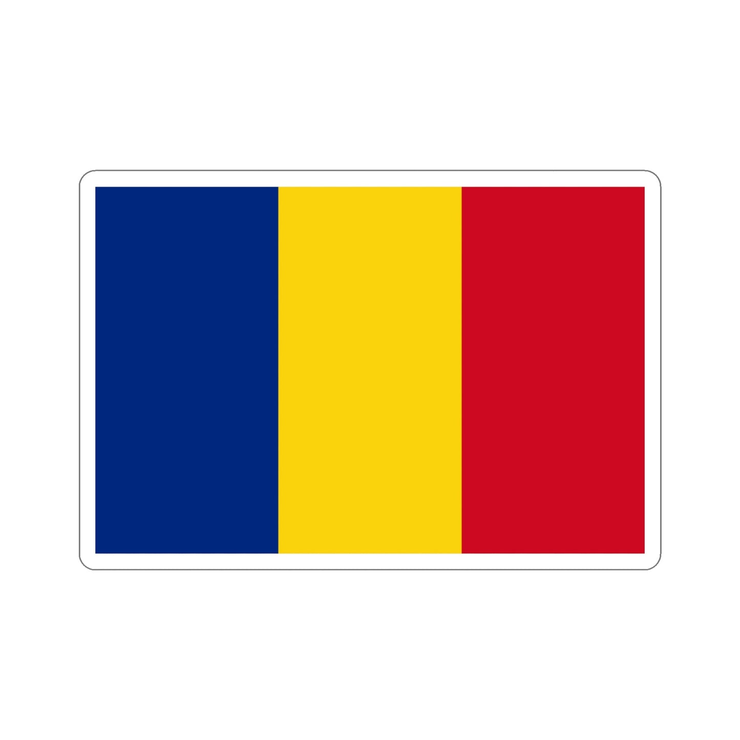 Flag of Romania STICKER Vinyl Die-Cut Decal-5 Inch-The Sticker Space