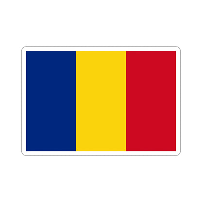 Flag of Romania STICKER Vinyl Die-Cut Decal-5 Inch-The Sticker Space