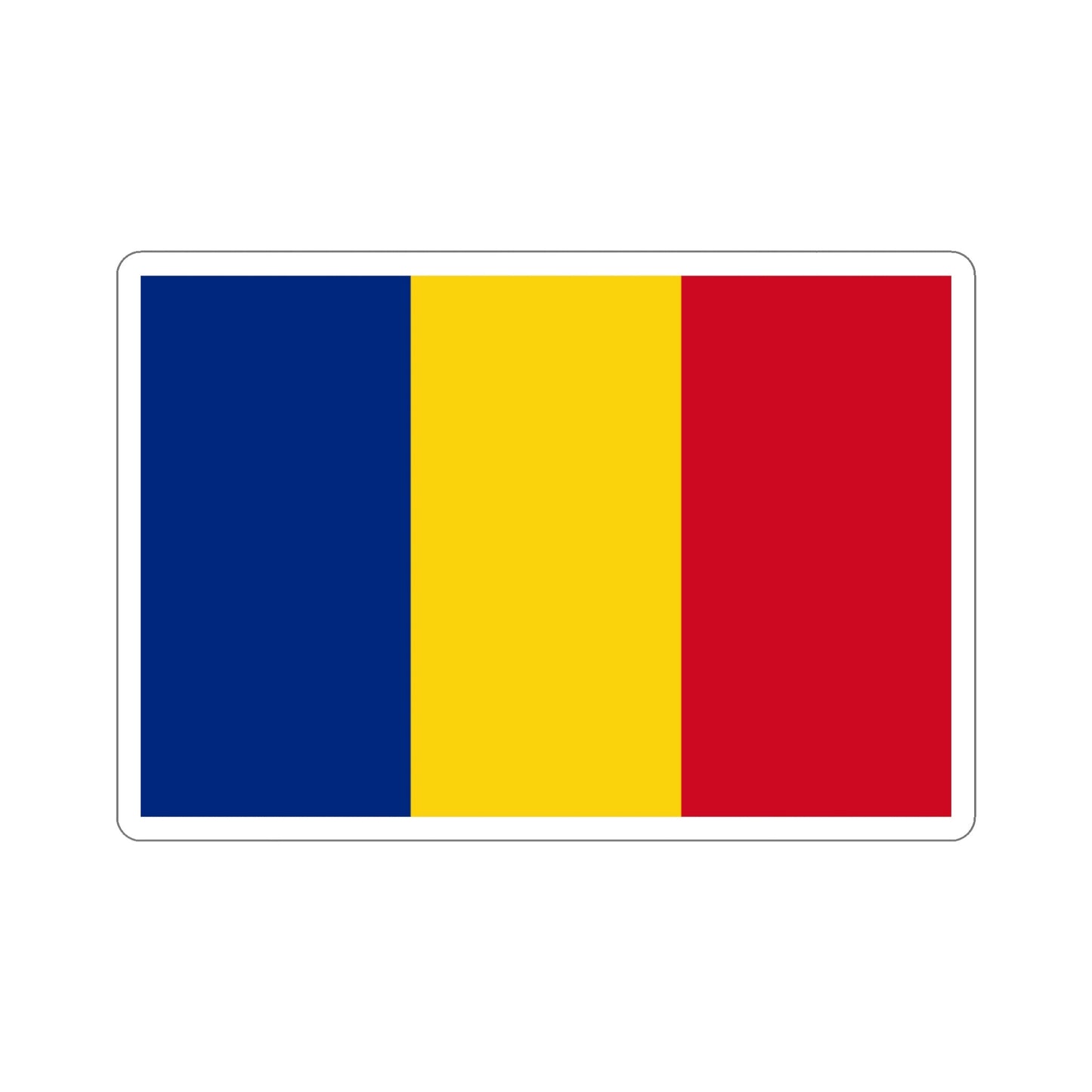 Flag of Romania STICKER Vinyl Die-Cut Decal-6 Inch-The Sticker Space