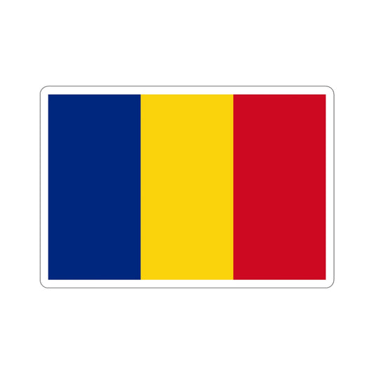 Flag of Romania STICKER Vinyl Die-Cut Decal-6 Inch-The Sticker Space