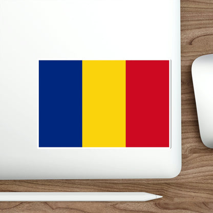 Flag of Romania STICKER Vinyl Die-Cut Decal-The Sticker Space