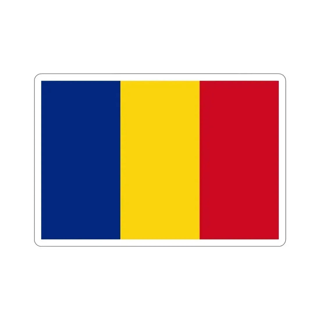 Flag of Romania STICKER Vinyl Die-Cut Decal - The Sticker Space