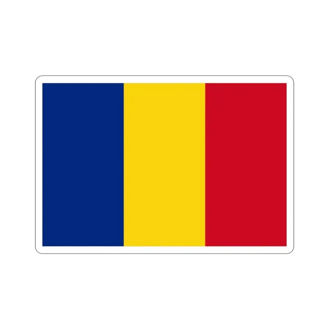 Flag of Romania STICKER Vinyl Die-Cut Decal - The Sticker Space
