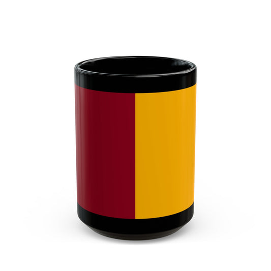 Flag of Rome Italy - Black Coffee Mug-15oz-The Sticker Space