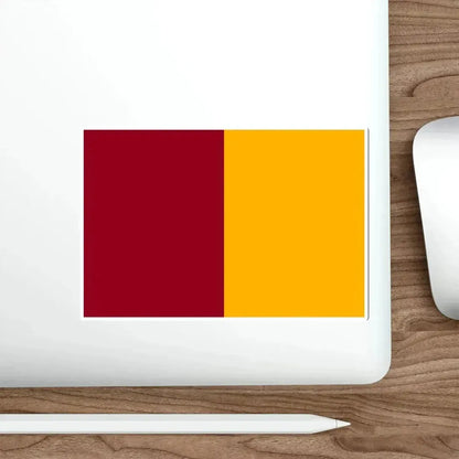 Flag of Rome Italy STICKER Vinyl Die-Cut Decal - The Sticker Space