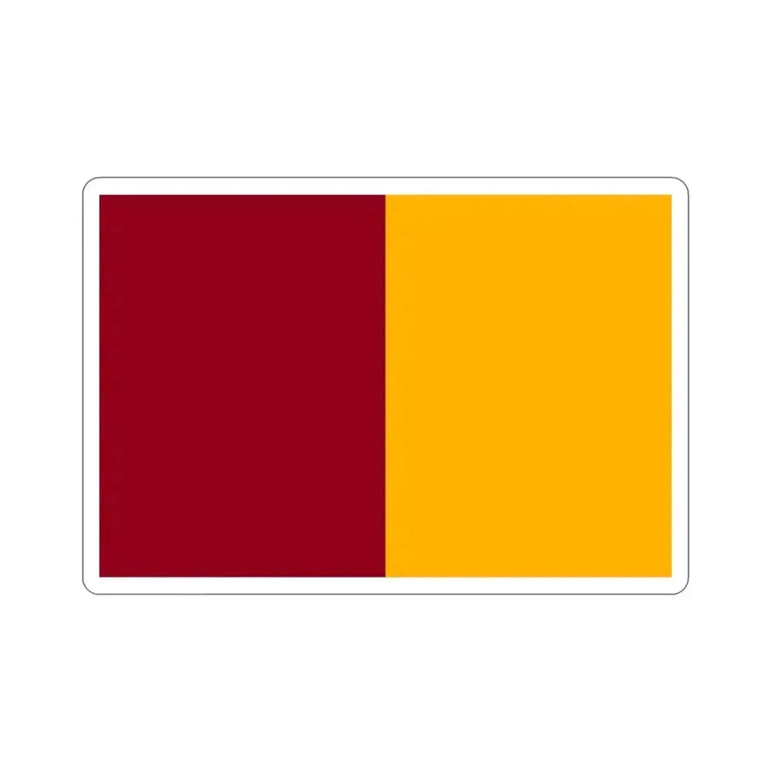 Flag of Rome Italy STICKER Vinyl Die-Cut Decal - The Sticker Space