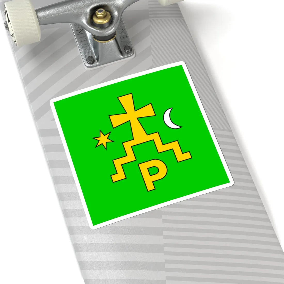 Flag of Romny (Ukraine) STICKER Vinyl Kiss-Cut Decal - The Sticker Space