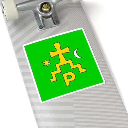 Flag of Romny (Ukraine) STICKER Vinyl Kiss-Cut Decal - The Sticker Space