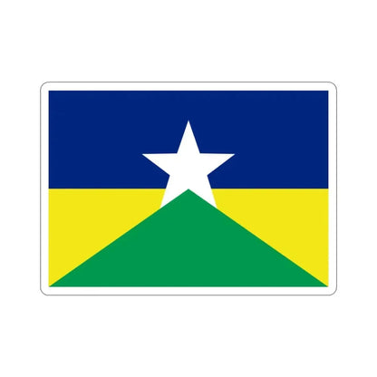 Flag of Rondônia Brazil STICKER Vinyl Die-Cut Decal 2 Inch - The Sticker Space