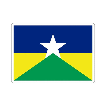 Flag of Rondônia Brazil STICKER Vinyl Die-Cut Decal 6 Inch - The Sticker Space