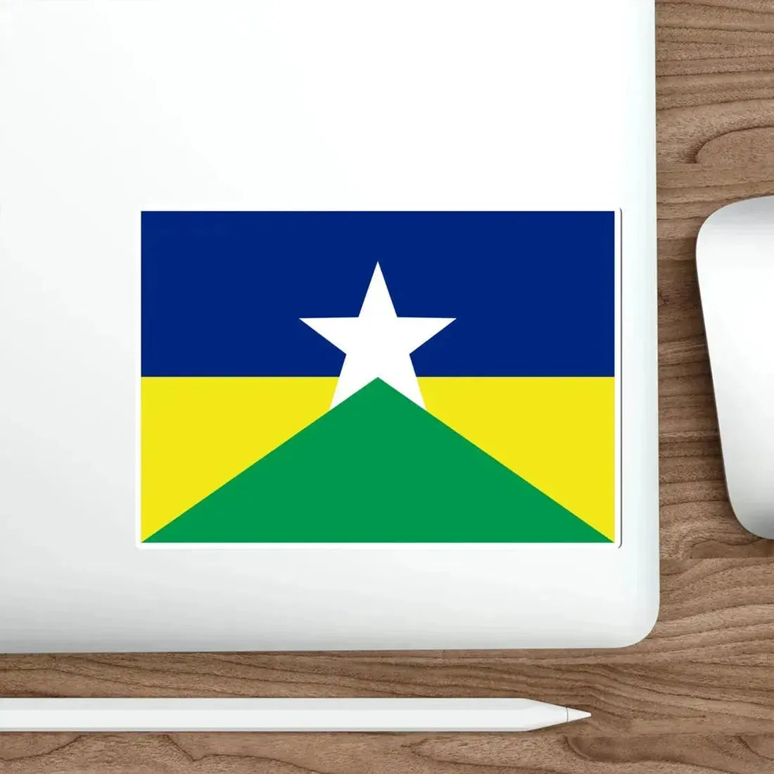 Flag of Rondônia Brazil STICKER Vinyl Die-Cut Decal - The Sticker Space