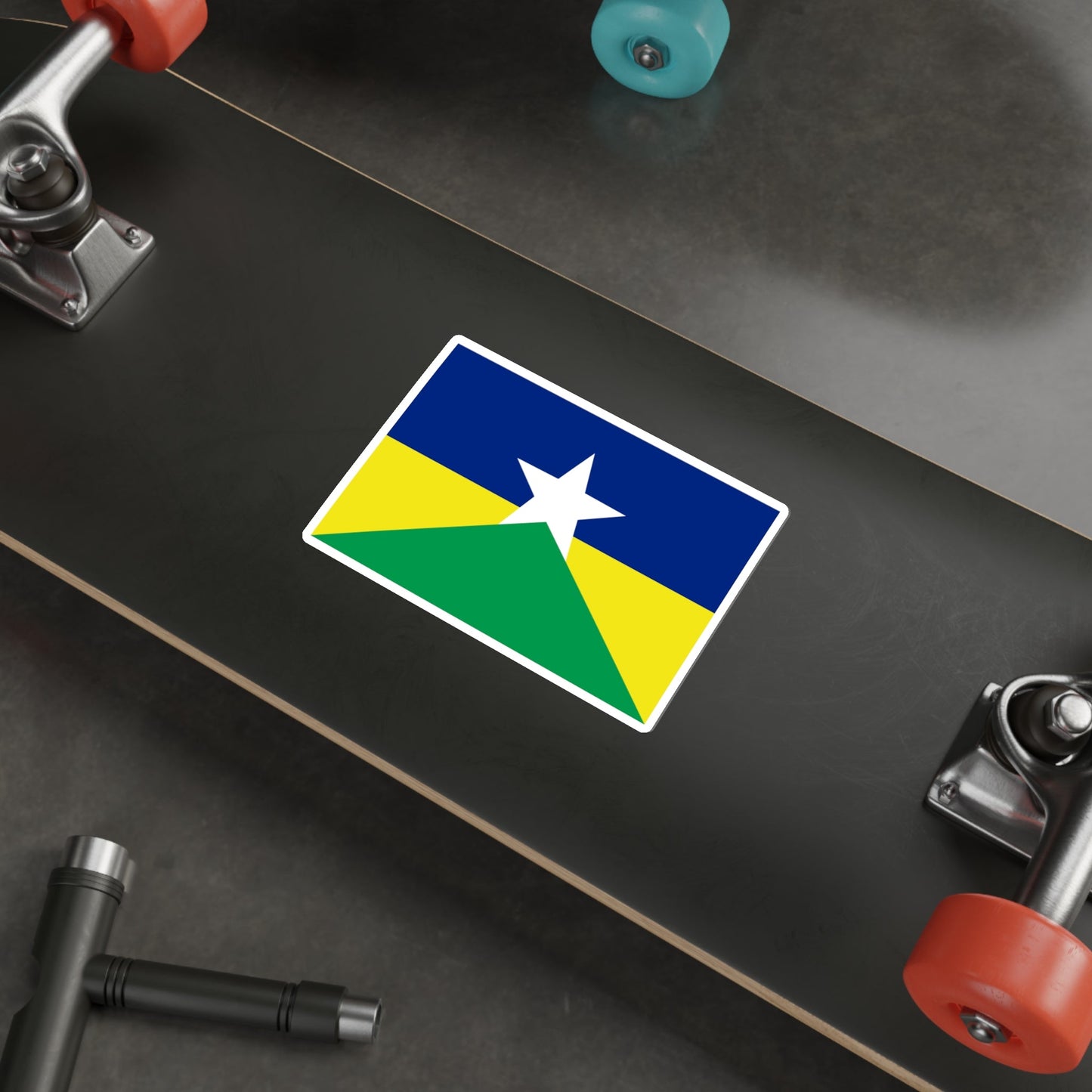 Flag of Rondônia Brazil STICKER Vinyl Die-Cut Decal-The Sticker Space