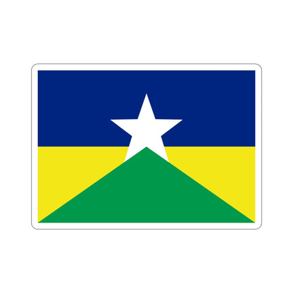 Flag of Rondônia Brazil STICKER Vinyl Die-Cut Decal-4 Inch-The Sticker Space