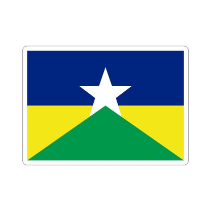 Flag of Rondônia Brazil STICKER Vinyl Die-Cut Decal-5 Inch-The Sticker Space