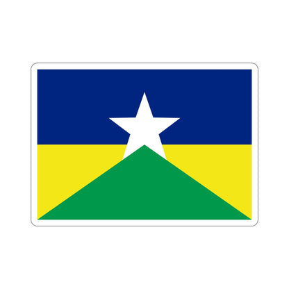 Flag of Rondônia Brazil STICKER Vinyl Die-Cut Decal-6 Inch-The Sticker Space