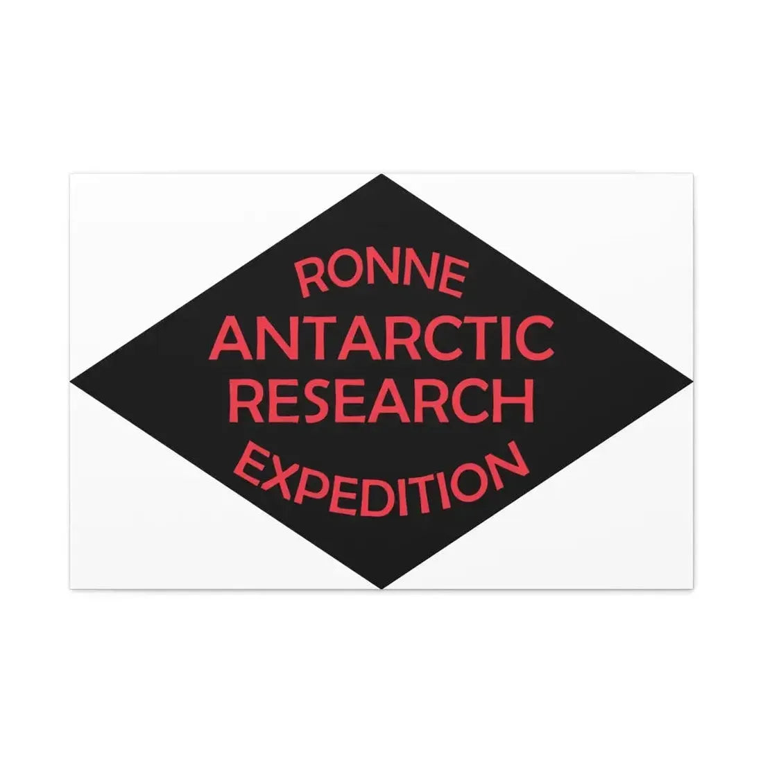Flag of Ronne Antarctic Research Expedition - Canvas Wall Art 36" x 24" 1.25" - The Sticker Space
