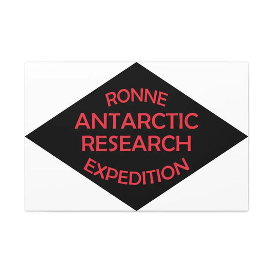 Flag of Ronne Antarctic Research Expedition - Canvas Wall Art 36" x 24" 1.25" - The Sticker Space