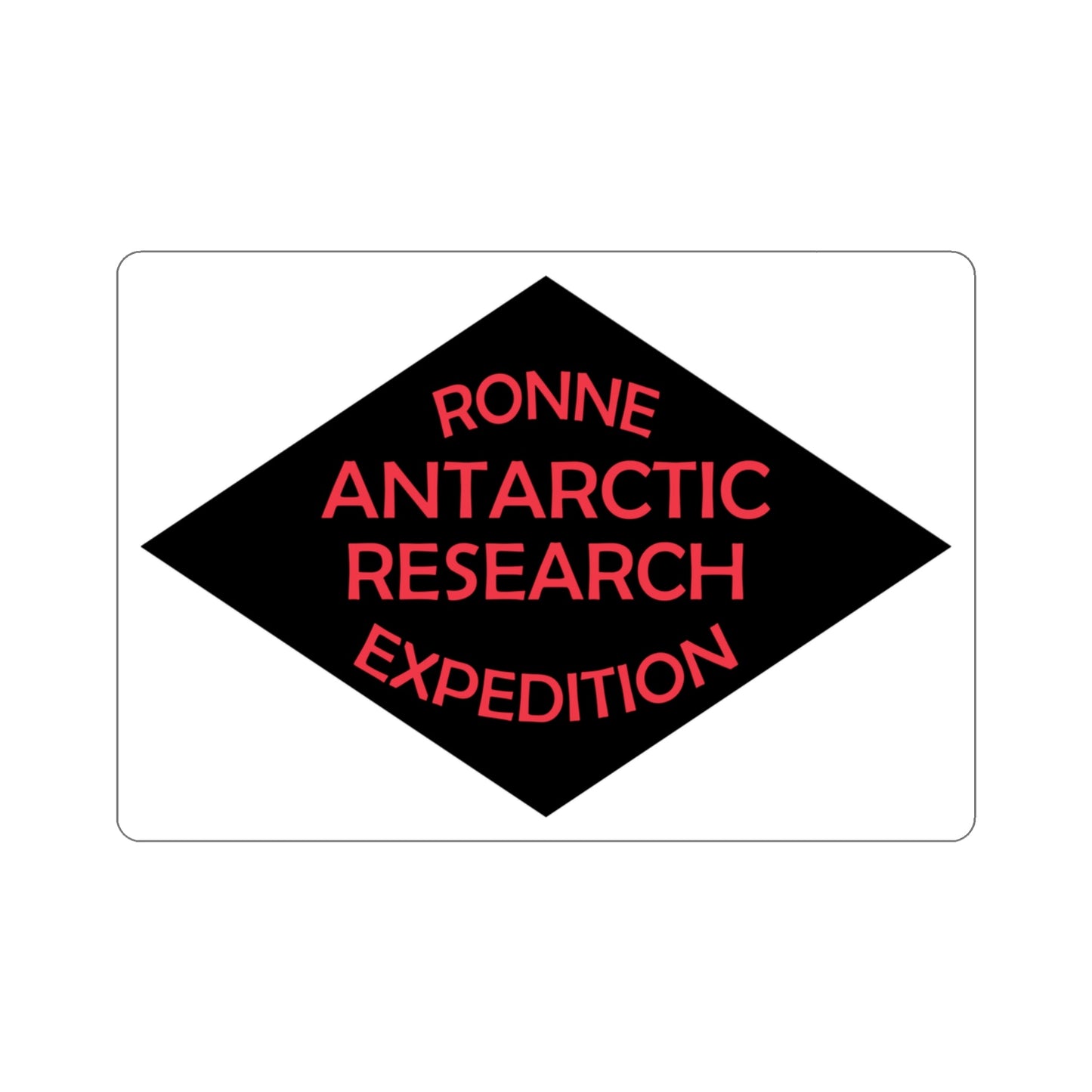 Flag of Ronne Antarctic Research Expedition STICKER Vinyl Die-Cut Decal-3 Inch-The Sticker Space