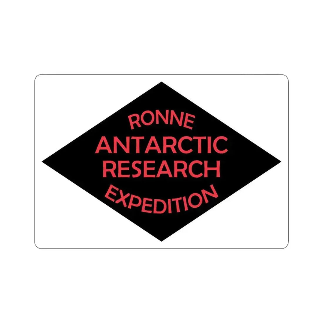 Flag of Ronne Antarctic Research Expedition STICKER Vinyl Die-Cut Decal 5 Inch - The Sticker Space